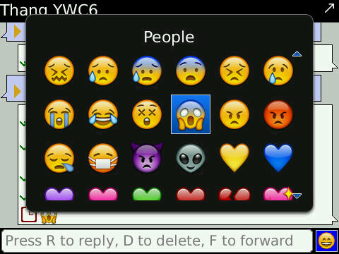 Smileys of Emoticons voor Whatsapp.